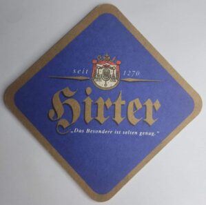 Bolacha de Chopp Estrangeira (Áustria) Hirter