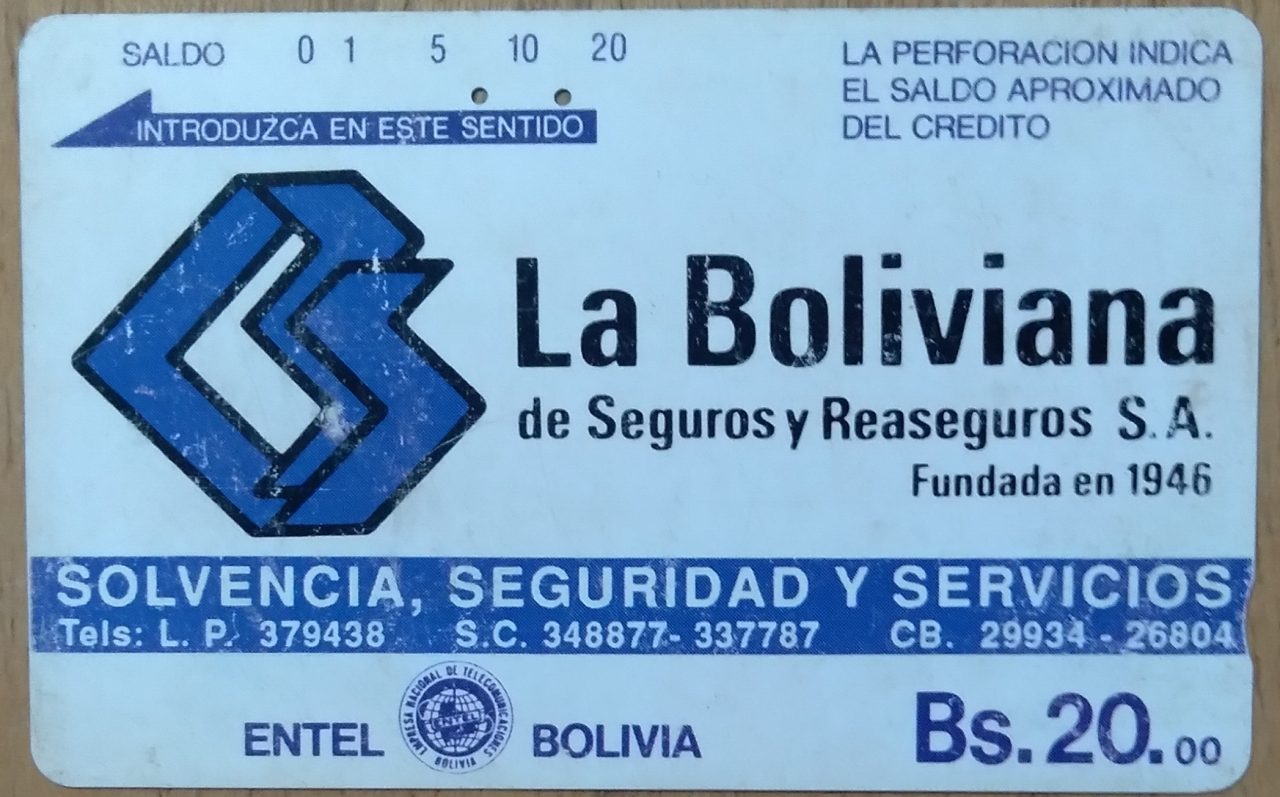 Bolivia Entel Anritsu / Seguros La Boliviana.