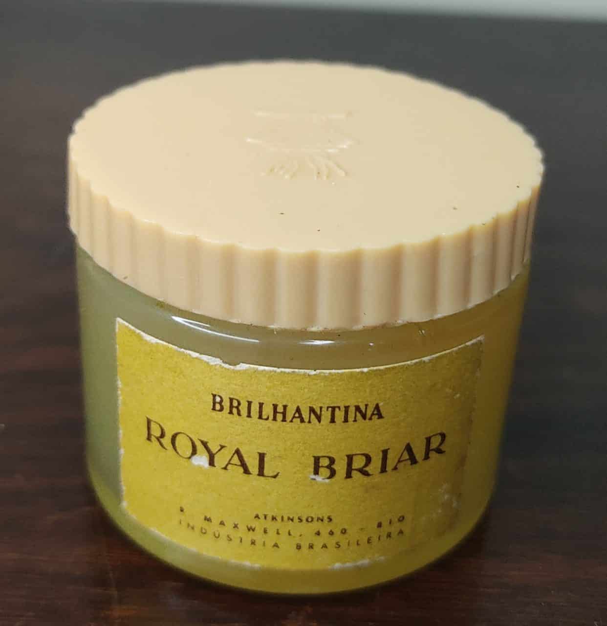 Brilhantina (Royal Briar) Anos 40 - Nunca Usada -Barbearia