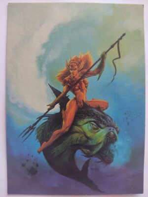 Card Jeff Easley N° 46 - Aquanaught (Arte Fantasia) 1995
