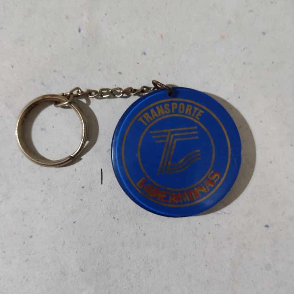 Chaveiro de Acrílico - Transporte Liderminas - Juiz de Fora/MG