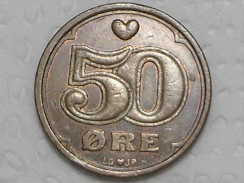 Dinamarca) 50 Ore - 1990 / Bz / box16