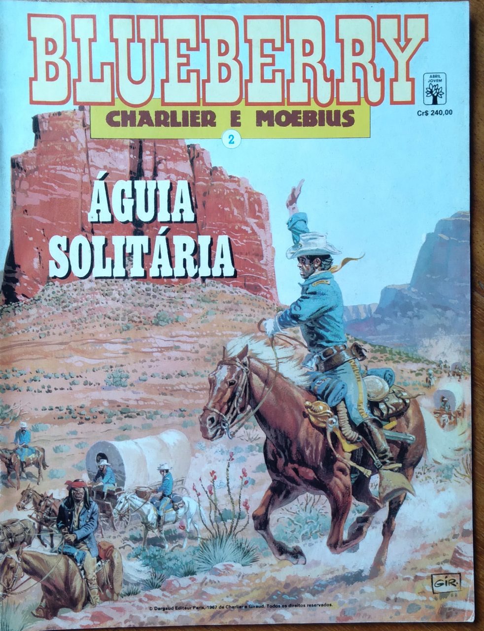 Gibi Abril Blueberry 2 1990 / Águia Solitária.