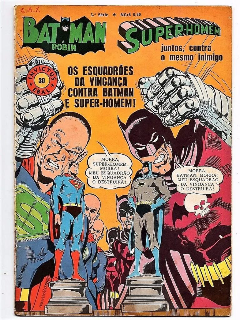 | Casa do Colecionador Hq Batman Superman - Invictus Nº 30 - 3º Serie Ebal 1969