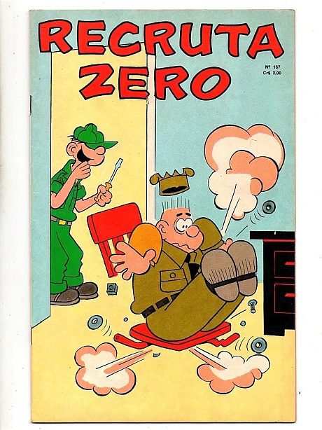 Hq Gibi Recruta Zero Nº 137 - Rge - Formato Americano - 1974
