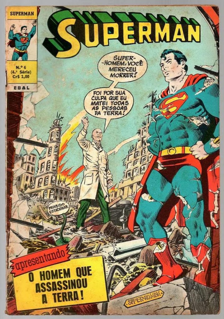 Hq - Gibi - Superman Nº 6 - Ebal - 1973