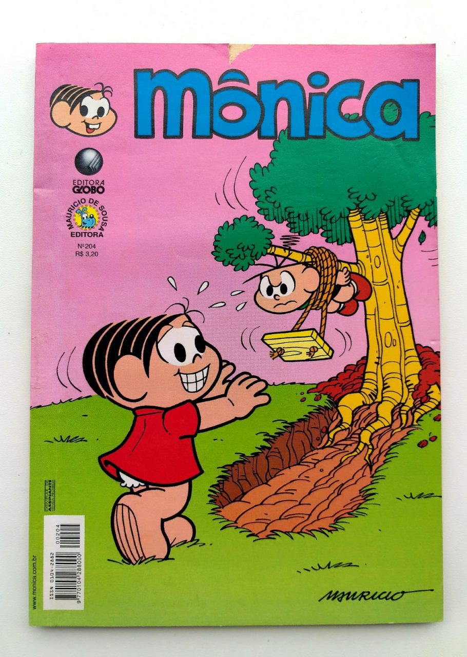 Mônica Nº 204 (Editora Globo) Junho 2003 (HQ/Gibi Turma da Mônica)
