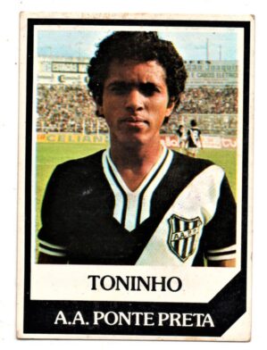 Ping Pong Futebol Cards Associação Atletica Ponte Preta - Nº 152 - Toninho