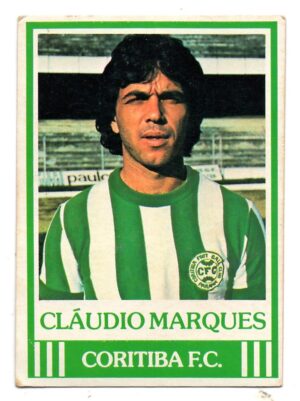 Ping Pong Futebol Cards Coritiba Futebol Clube - Nº 375 - Claudio Marques