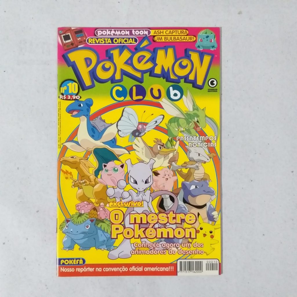 Pokémon Club Nº 10 (Editora Conrad) Anos 2000 - Revista