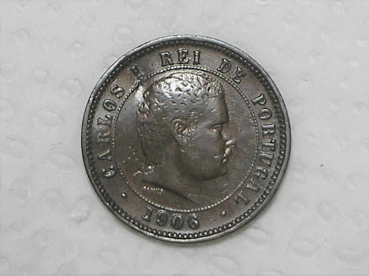 Portugal) 5 Réis - 1906 / Bronze / box16.3