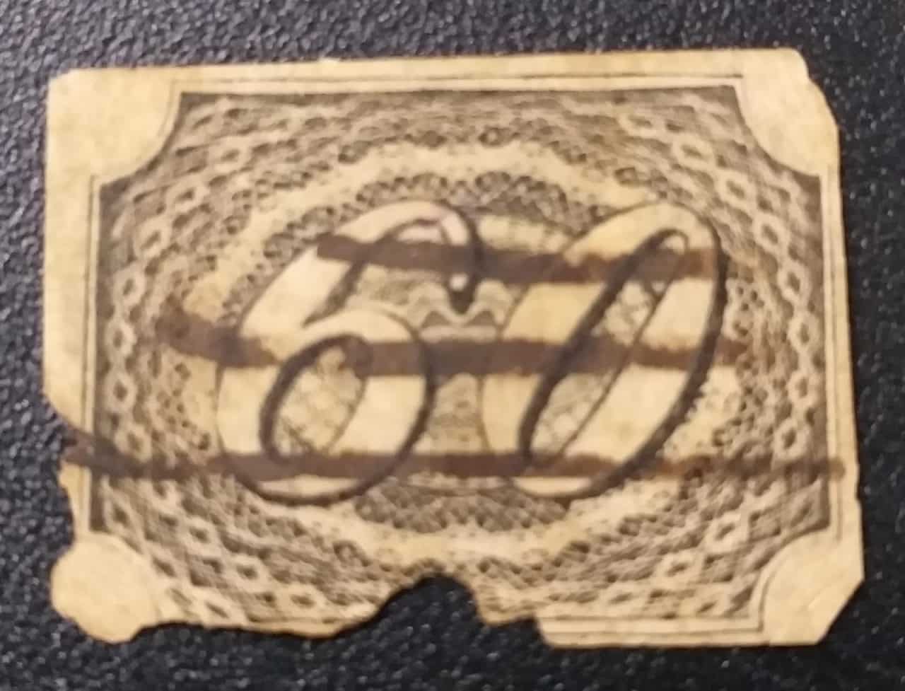 Regulares - RHM 006 (Usado) Inclinados - 60 Réis Tipo II - 01/07/1844 (Selos do Império)