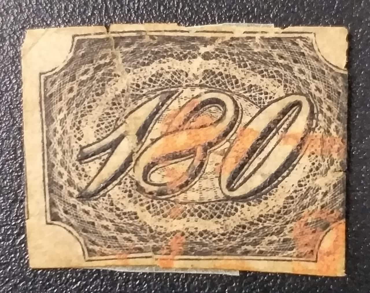 Regulares - RHM 008 (Usado) Inclinados - 180 Réis - 01/07/1845 (Selos do Império)