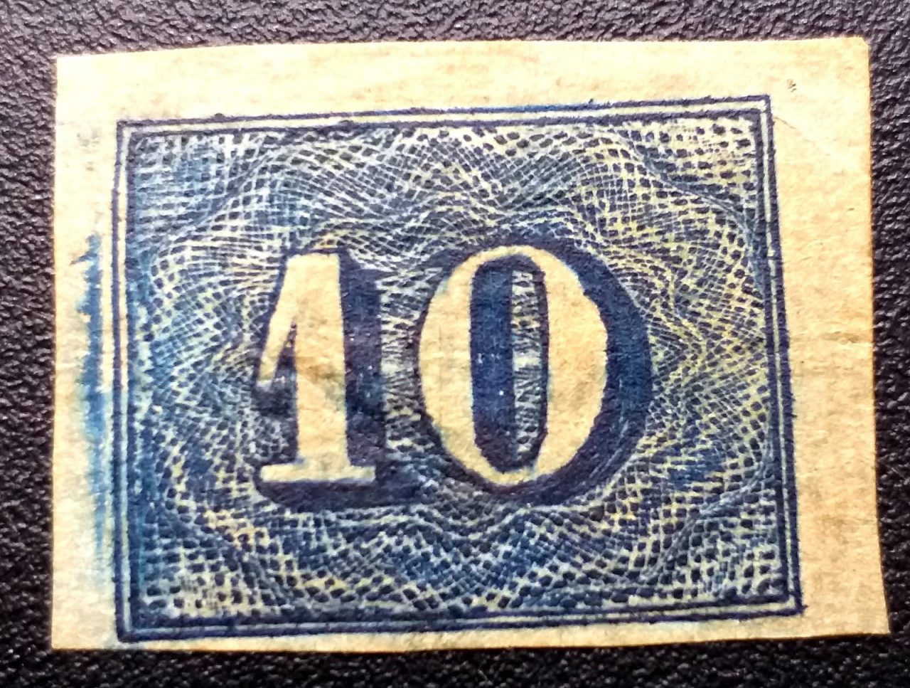 Regulares - RHM 019 a2 (Novo) Coloridos - Olho de Gato - 10 Réis - 1854 (Selos do Império)