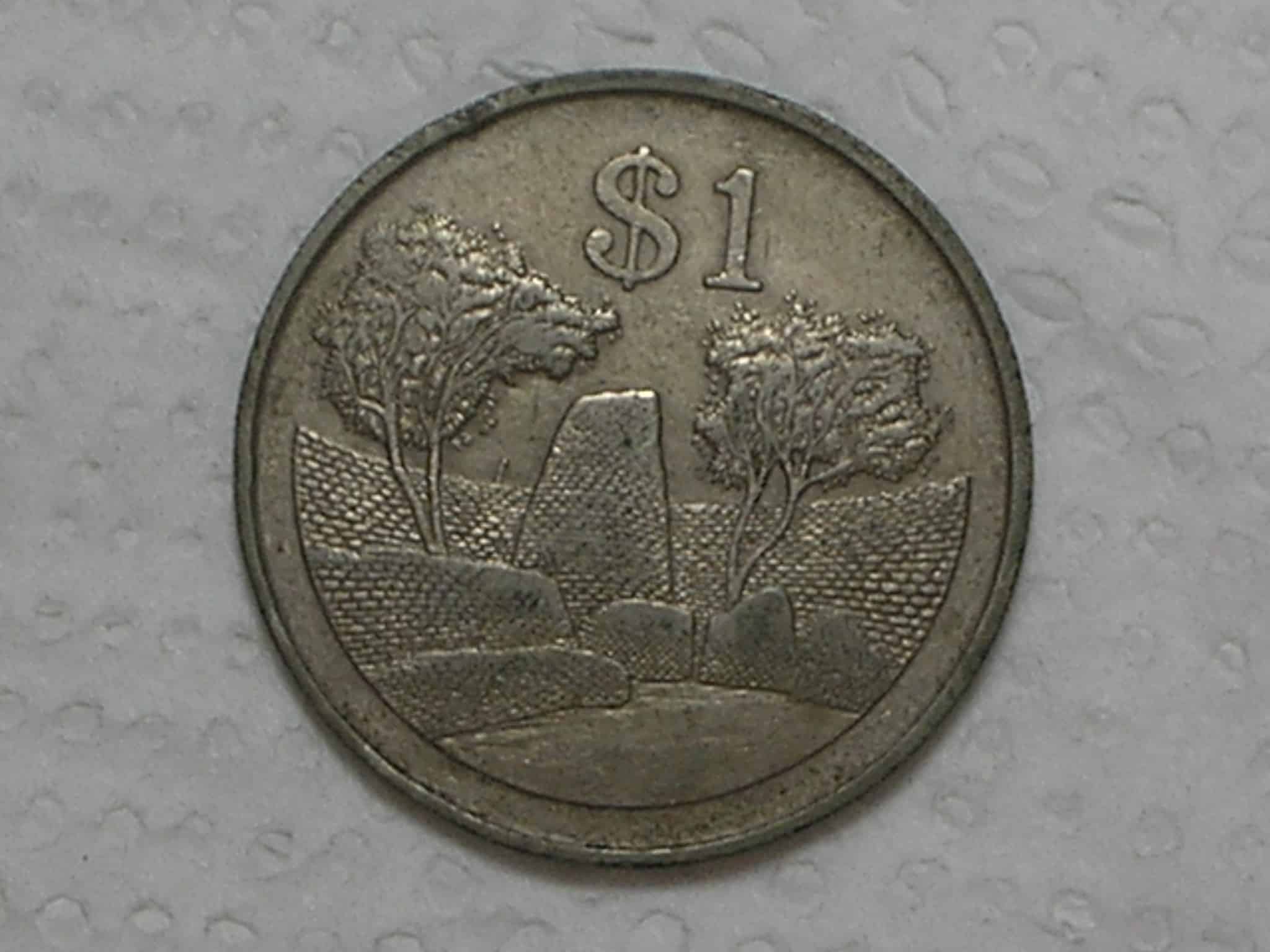 | Casa do Colecionador Zimbawe) 1 Dollar - 1980 / box16