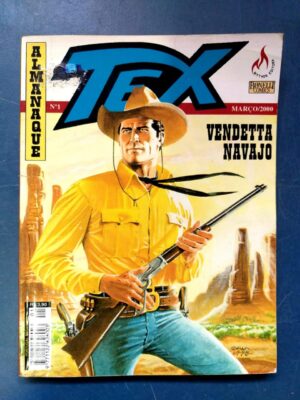 Almanaque Tex Nº 01 - Vendetta Navajo (Mythos Editora - Bonelli Comics) Março 2000