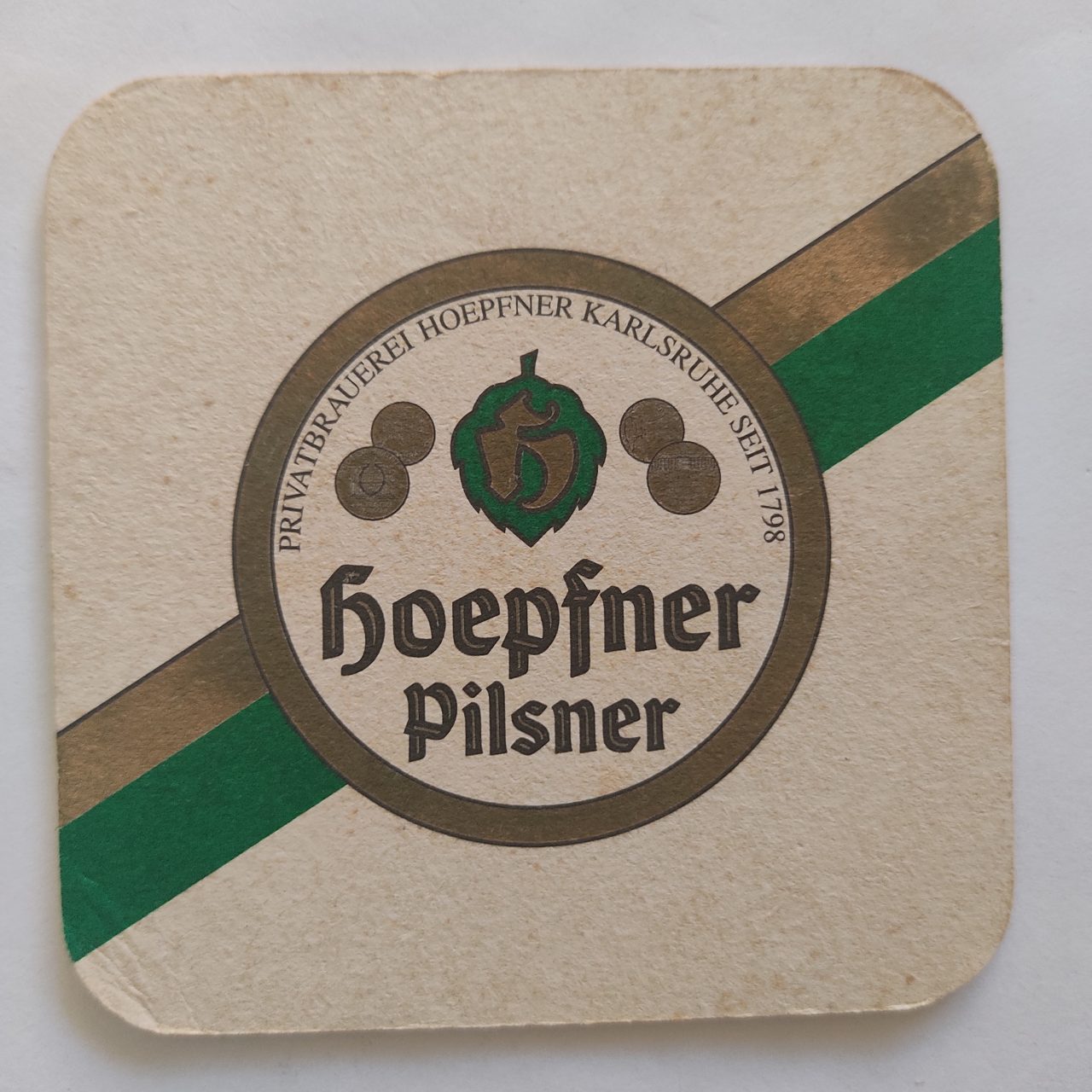 Bolacha De Chopp Estrangeira Alemanha Hoepfner Pilsen