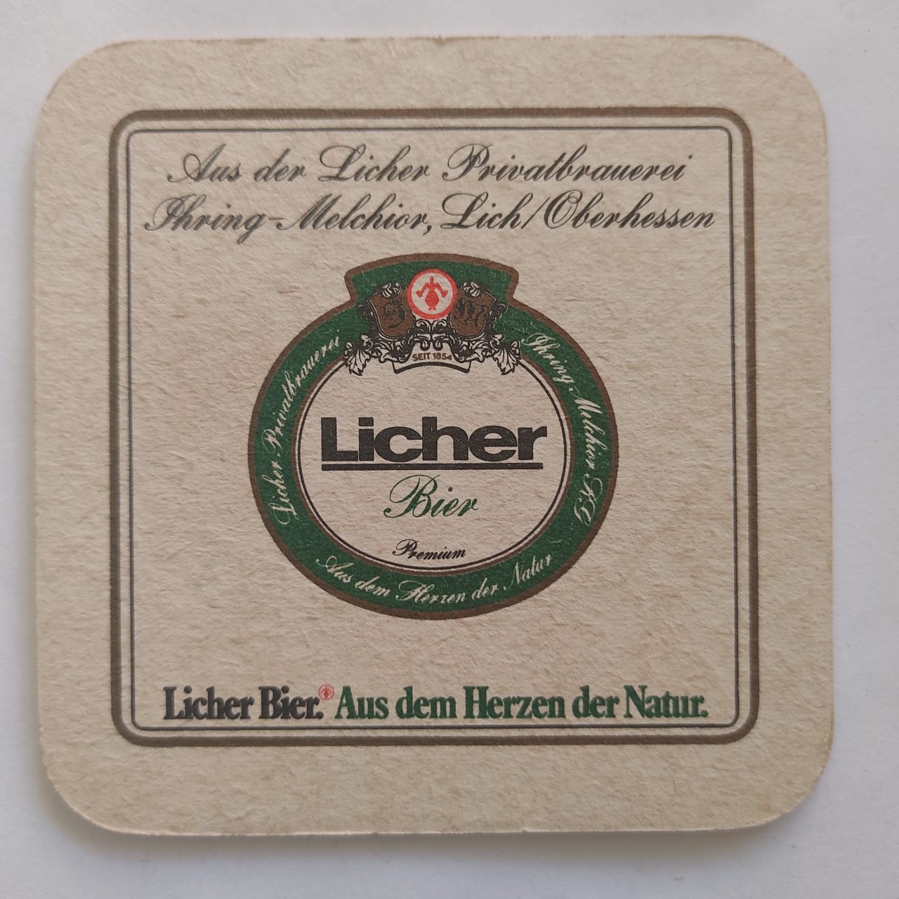 Bolacha De Chopp Estrangeira Alemanha Licher Bier