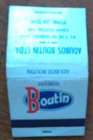 Caixinha Cartela Média Fosforos Adubo Boutin.