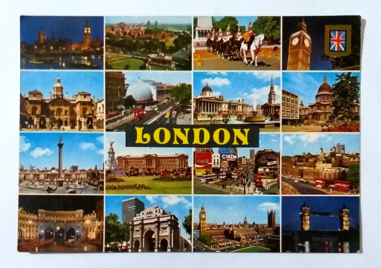 Cartão Postal Estrangeiro - Inglaterra (Londres) Souvenirs de Londres