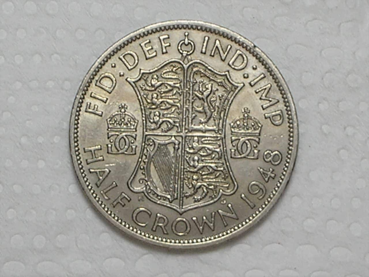 Inglaterra) 1/2 Crown - 1948 / Georgivs / box17