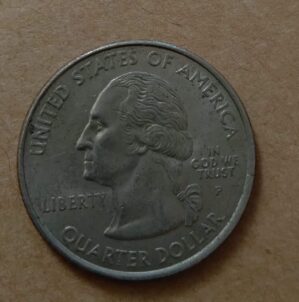 Moeda EUA 2001 / Quarter Dollar Rhode Island