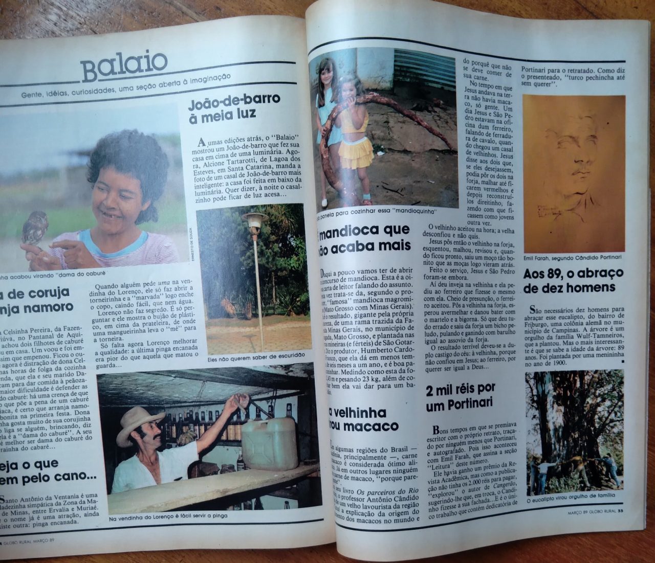 | Casa do Colecionador Revista Globo Rural 41 / Os Dois lados de Marajó / Peixe de Proveta.