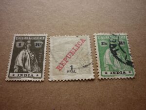 SELOS DA INDIA PORTUGUESA LOTE 07.