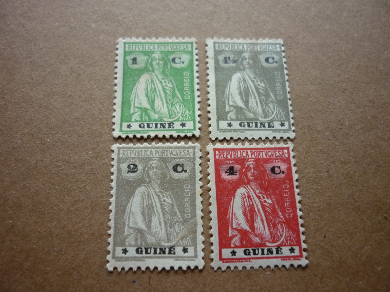 SELOS DE GUINÉ PORTUGUES LOTE 04.