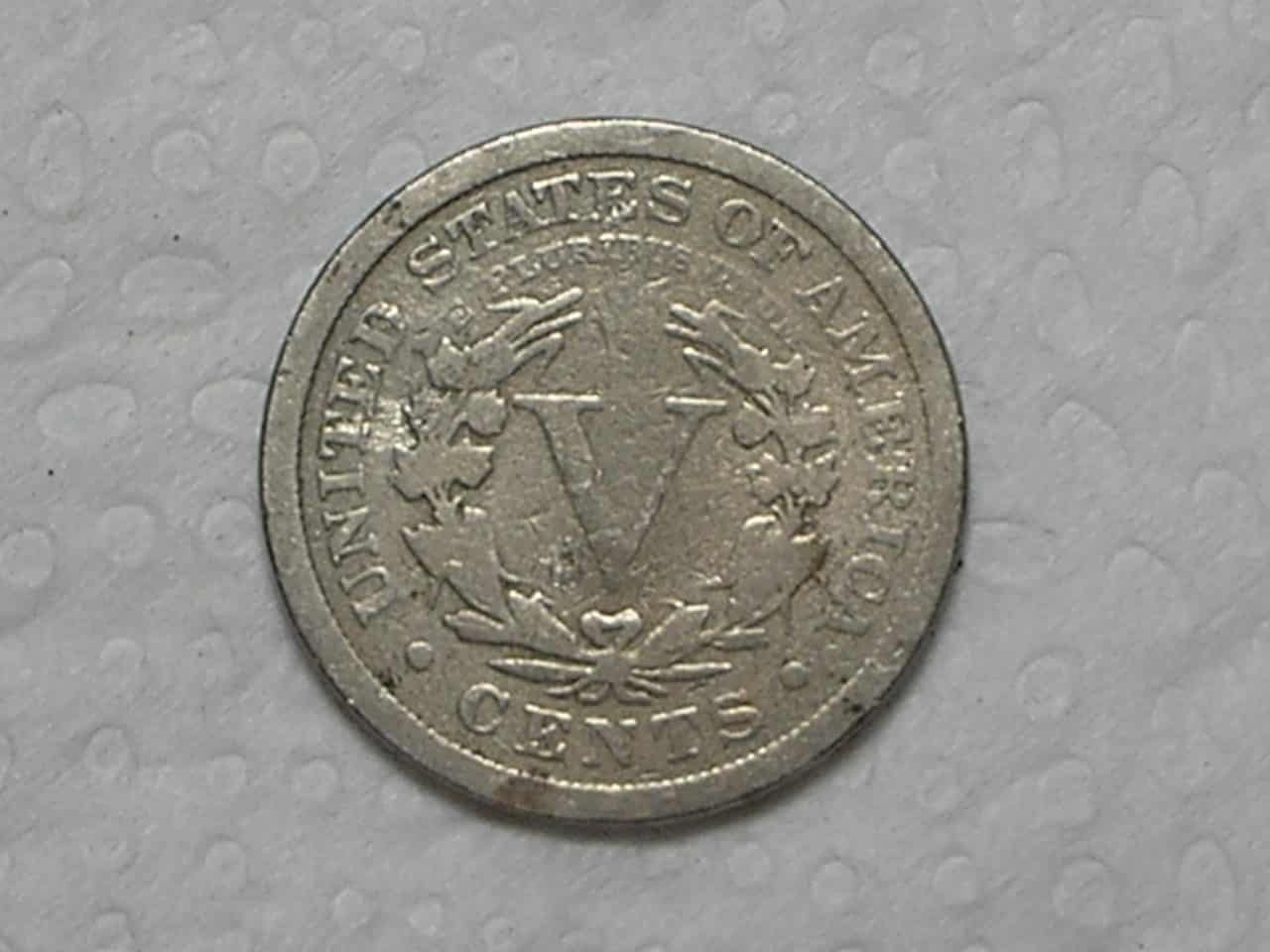 Usa) V Cents - 1907 / Liberty Head Nickel / box18