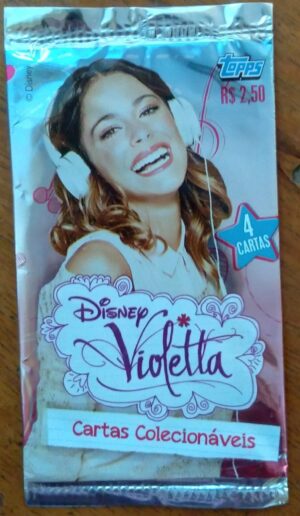 Cartão Topps Disney Violetta / envelope lacrado.