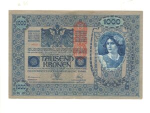 CÉDULA 1000 KRONEN ÁUSTRIA CIRCULADA.