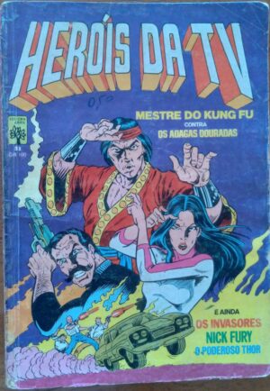 Gibi Abril Heróis da TV Marvel 31 / Mestre do Kung Fu Nick Fury Thor.