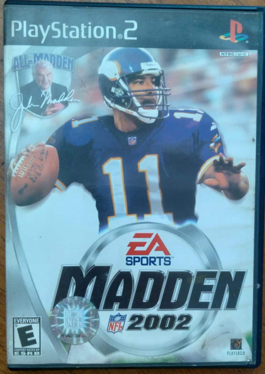 Jogo Play Station 2 EA Sports Madden 2002 / original americano.