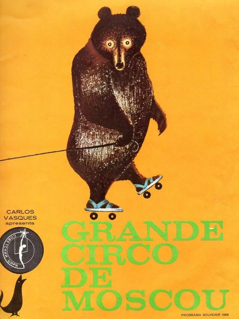 | Casa do Colecionador Memorabilia Grande Circo De Moscou Programa Souvenir 1966