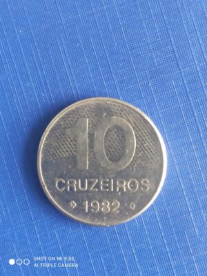 Moeda 10 Cruzeiros 1982 e 1984