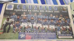 Pôster Cruzeiro Sul-Minas 2001 - Estado de Minas