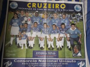 Pôster Estado de Minas – Cruzeiro campeão da Copa do Brasil 2000