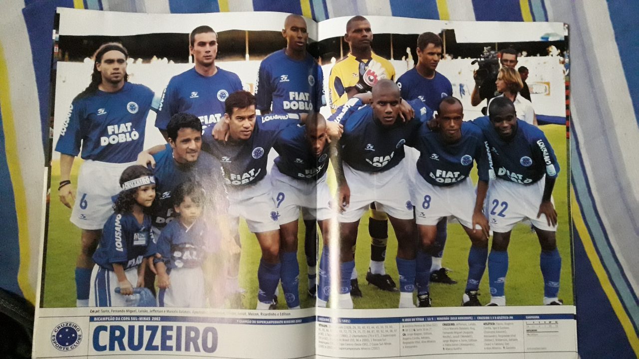 Pôster Placar – Cruzeiro Bicampeão Copa Sul-Minas 2002