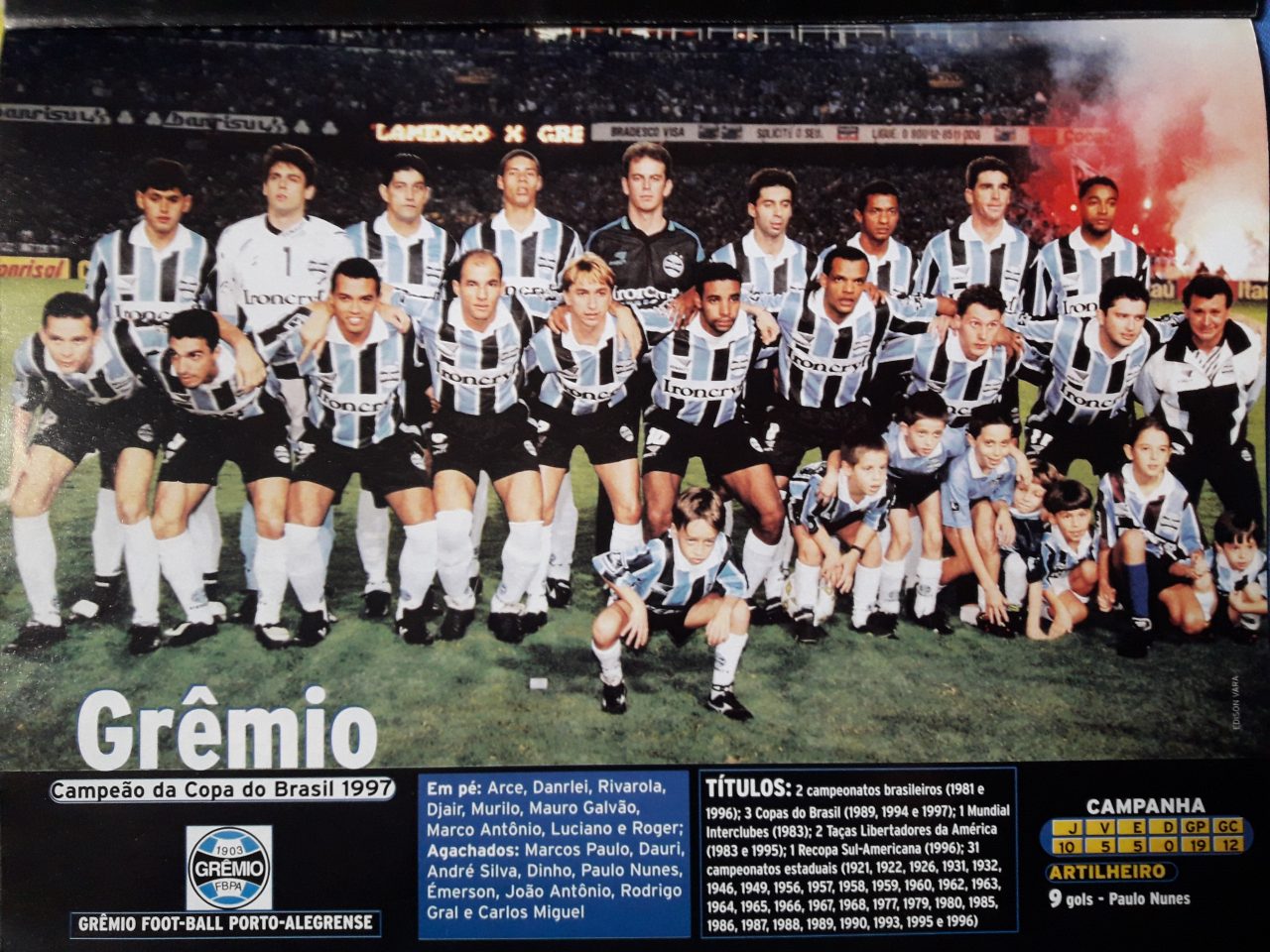 Pôster Placar – Grêmio campeão da Copa do Brasil 1997