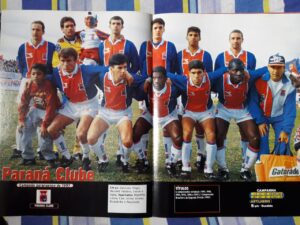 Pôster Placar – Paraná Clube campeão paranaense 1997