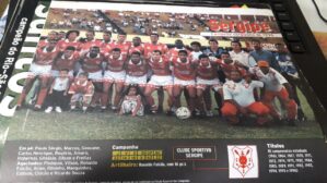 Pôster Placar Sergipe Campeão Sergipano de 1996