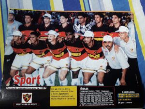 Pôster Placar – Sport campeão pernambucano 1997