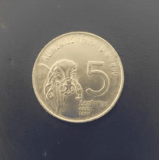 5 cent 1977 Casa do Colecionador