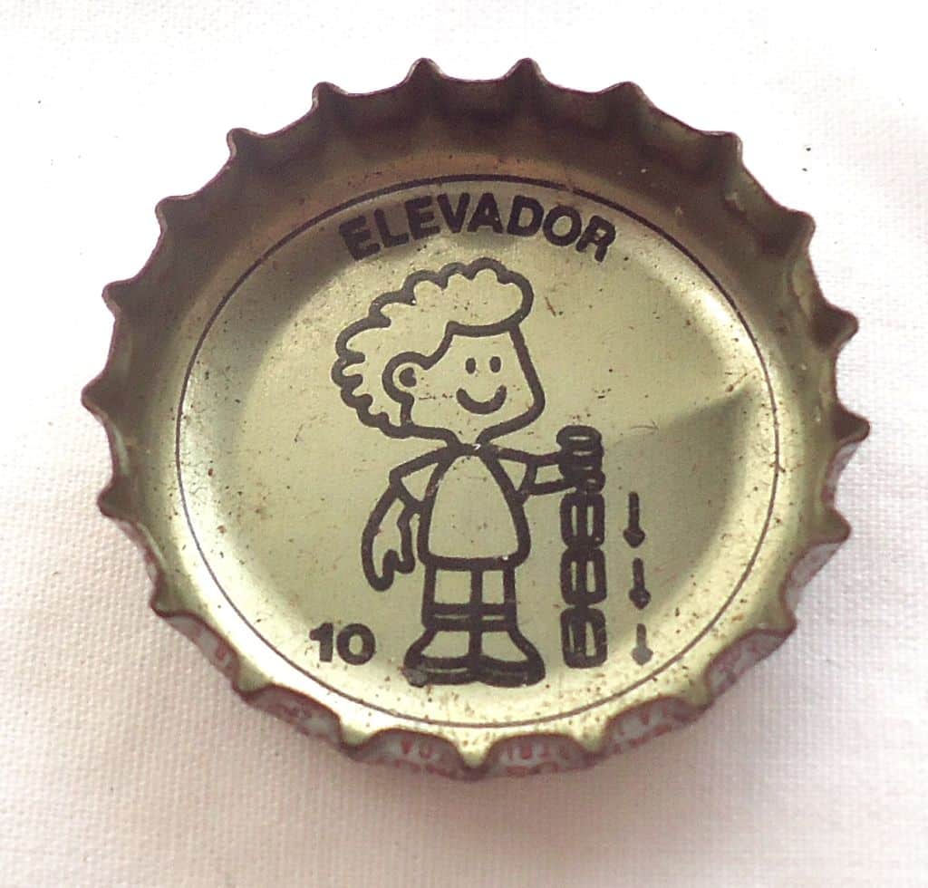 Antiga Tampinha Coca Cola Promoção Manobras do Ioio - N° 10 - Escada - Anos 80
