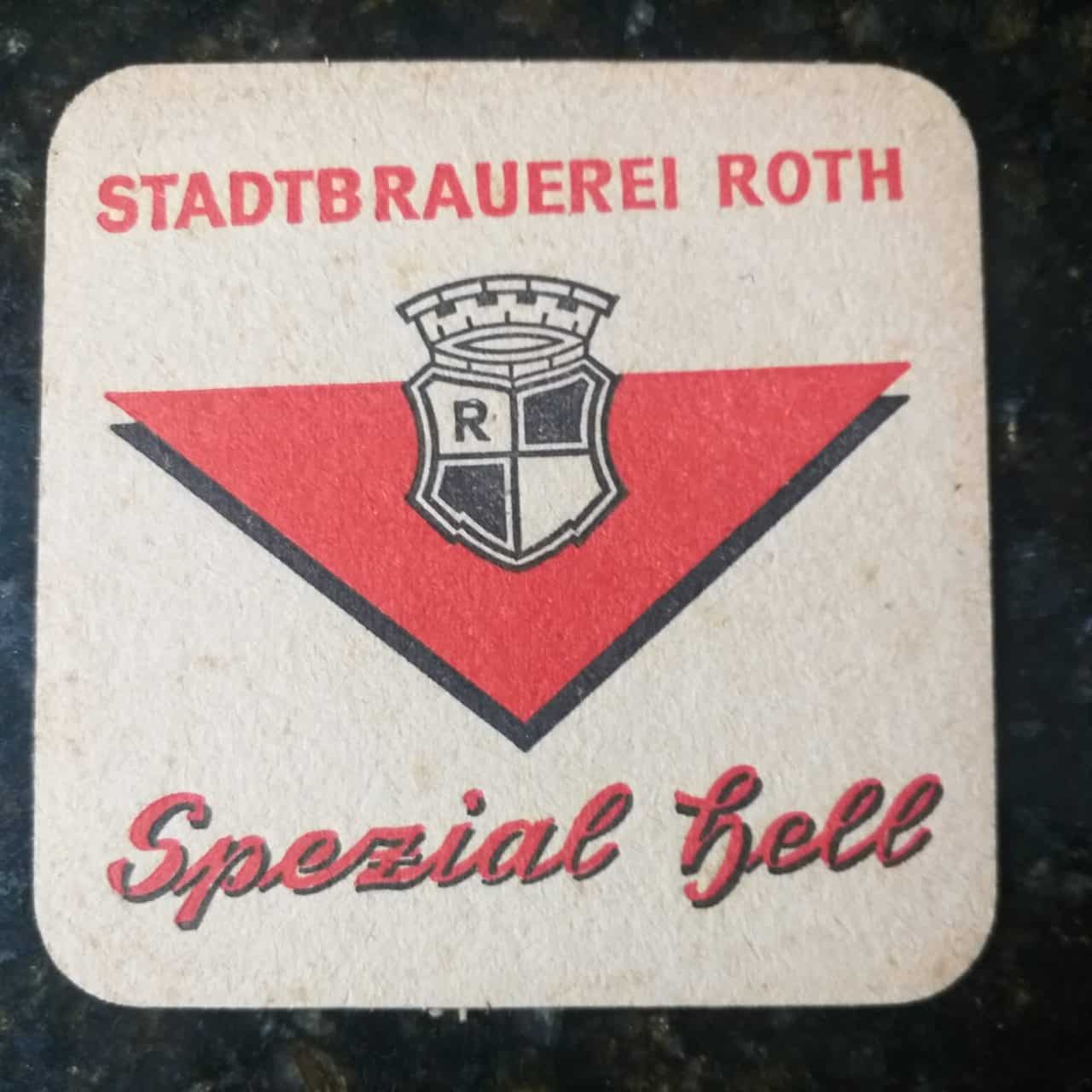 Bolacha De Chopp Estrangeira Alemanha Stadtbrauerei Roth