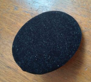 Escova Feltro Record Brush para limpar Discos de Vinil.