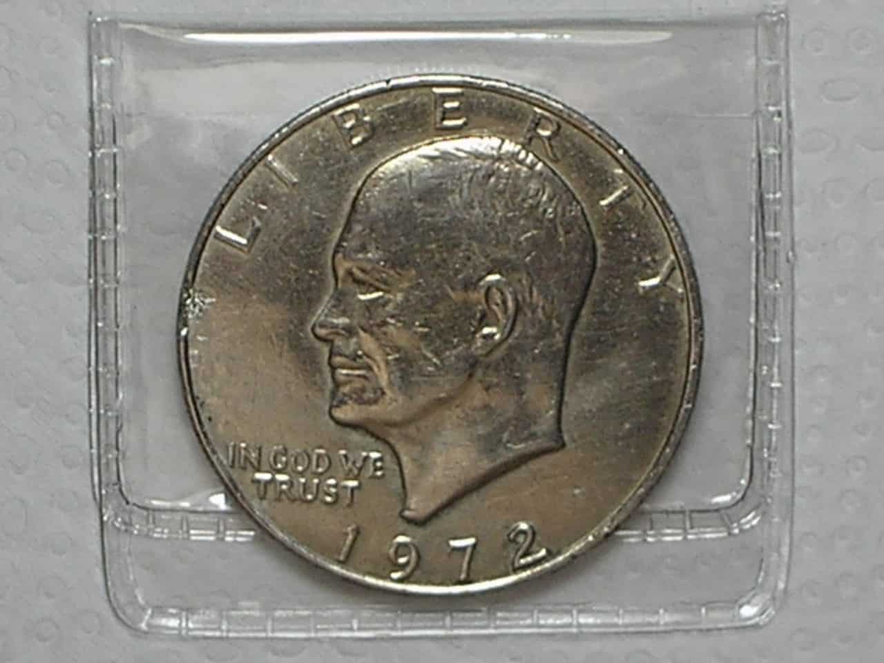 Usa) 1 Dollar - 1972 / Eisenhower / Níquel / Mbc / c-270.4