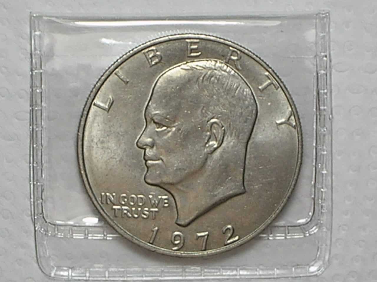 Usa) 1 Dollar - 1972 / Eisenhower / Níquel / Sob/Fc / c-270.2