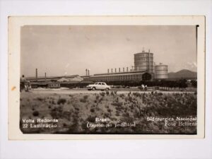 Cartao Postal Fotografico - Cia Siderurgica Nacional - 22 Laminação - Volta Redonda - Anos 50